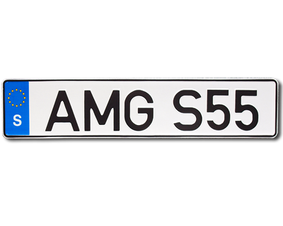 Swedish EU AMG S55